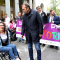 Miriam Abate, coordinatrice Disability Pride con il Sindaco Stefano Lo Russo