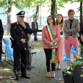 Un momento della cerimonia di Intitolazione