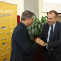 Il saluto tra Roberto Repole, Arcivescovo di Torino e Il Sindaco Stefano Lo Russo