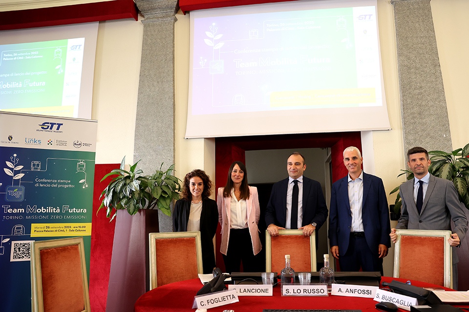 Team Mobilità Futura con GTT e Fondazione Links: nasce il centro di innovazione del trasporto pubblico