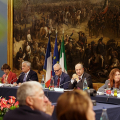 Un momento dei lavori del comitato di  cooperazione frontaliera