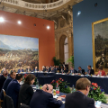 Un momento dei lavori del comitato di  cooperazione frontaliera