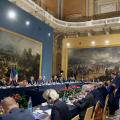 Un momento dei lavori del comitato di  cooperazione frontaliera