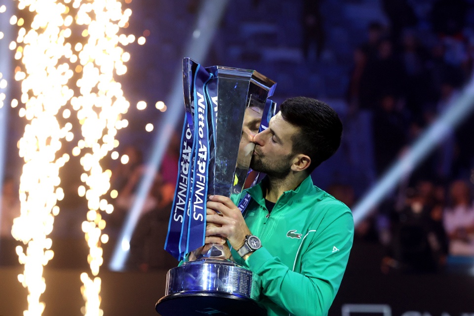 Novak Djokovic trionfa alle Nitto ATP Finals