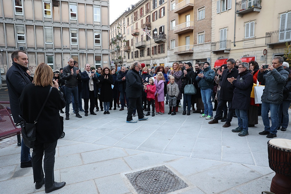 Inaugurata la ‘nuova’ via San Secondo. Spazio pubblico di qualità trasformato in ottica resiliente