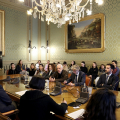 A Palazzo Civico la squadra argentina di sci