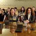 A Palazzo Civico la squadra argentina di sci