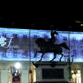 Torino, Piazza San Carlo. Videomapping 'Città Fantastica. Favole d’inverno'