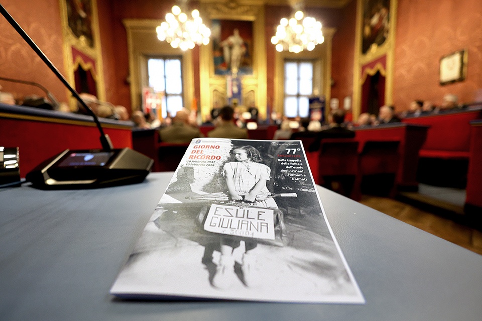Giorno del Ricordo, la celebrazione a Palazzo Civico
