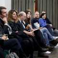 Un momento della presentazione di Oblò - Notizie da smacchiare all'Archivio di Stato