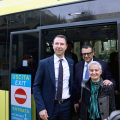 Il Rettore Stefano Corgnati con la Prorettrice Elena Baralis arriva al Politecnico