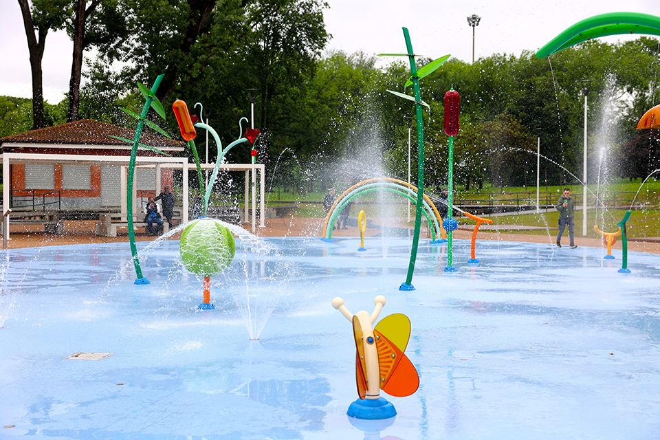 Alla Pellerina una nuova area con giochi d'acqua