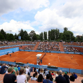 Un momento della finale del singolo