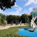 Inaugurato il rinnovato giardino Don Gnocchi, inclusivo, sostenibile e con nuove aree per il gioco e lo sport