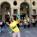 La parata per le vie del centro
