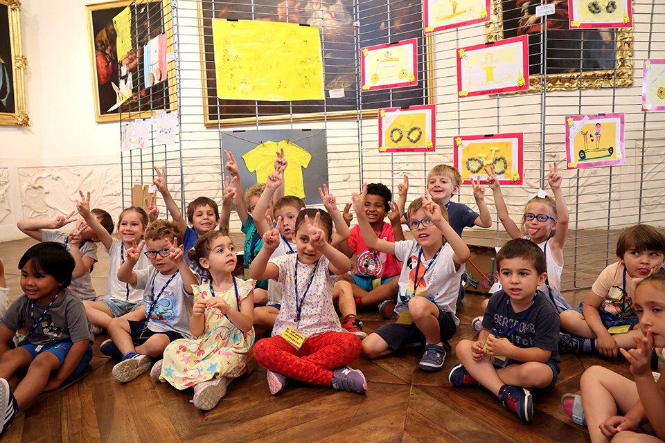 Le opere dei piccoli artisti di 'ToRide Kids' esposte a Palazzo Madama