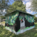 Oscar Cauda, “Verde dono” – Assegnato alla cabina presso Giardino Zen, Via Dandolo angolo Piazza Omero (Circoscrizione 2)