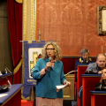 La vicepresidente del Senato Anna Rossomando