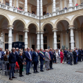 Un momento della cerimonia di accensione del Braciere dei FISU World University Games