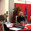 Un momento della conferenza stampa