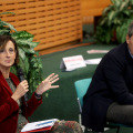 Marta Cartabia e Mario Calabresi