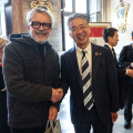 L'Assessore Domenico Carretta con Matsuo Toshinori, Vicesindaco di Nagoya