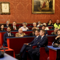 Palazzo Civico, Sala Rossa: Cerimonia di conferimento del Sigillo Civico a Christian Greco