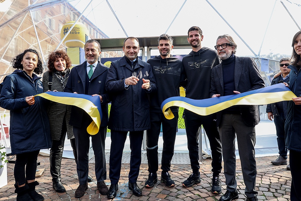 Torino si accende per le Nitto ATP Finals. In piazza Castello inaugurate Casa Tennis, Casa Gusto e Casa Media