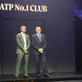 Andrea Gaudenzi e Boris Becker