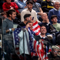 Tifosi di Taylor Fritz sugli spalti dell'Inalpi Arena