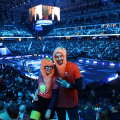 Tifosi di Jannik Sinner all'Inalpi Arena