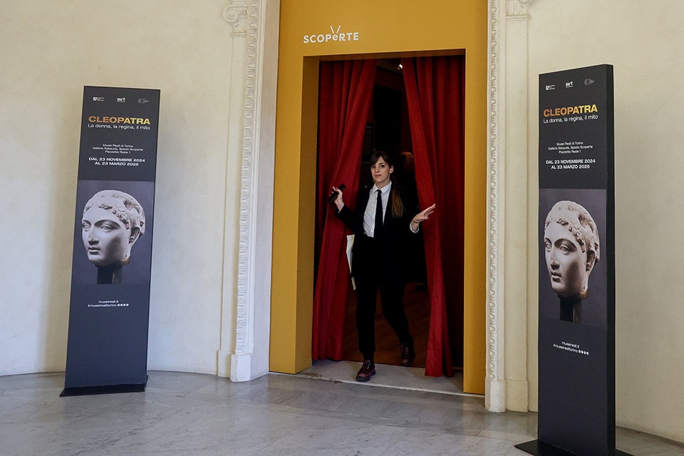 Cleopatra: la donna, la regina, il mito ai Musei Reali di Torino