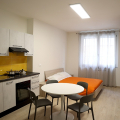 Le stanze del nuovo housing sociale di via Ravenna