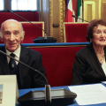 Torino, venerdì 7 febbraio 2025Palazzo Civico, sala RossaCelebrazione per la Giornata del Ricordo, in memoria delle vittime delle foibe e dell'esodo degli Istriani, Fiumani e Dalmati. Presente Egea Haffner, la bambina con la valigia. Partecipano la vicesindaca Michela Favoro e la presidente Maria Grazia Grippo