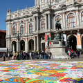 Biennale Democrazia: Colori e Parole per la Pace in Piazza Carlo Alberto