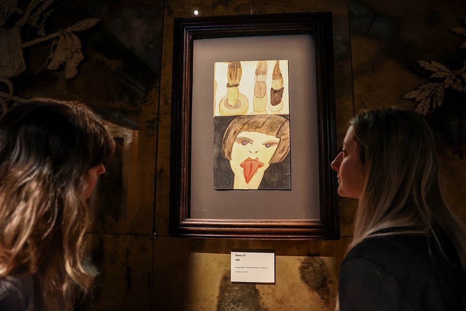 La 'geniale sregolatezza' di Carol Rama in mostra al Museo di Arti Decorative Accorsi-Ometto