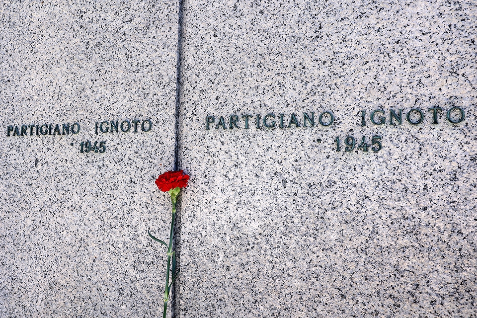 80° Anniversario della Liberazione: cerimonia commemorativa al Cimitero Monumentale di Torino