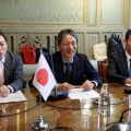 A Palazzo Civico la vicesindaca Favaro accoglie la delegazione di Nagoya