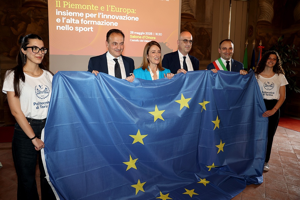 Al Castello del Valentino la Presidente del Parlamento Europeo Roberta Metsola