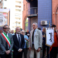 La partenza del corteo con l'Assessore Mimmo Carretta, il Presidente della Juventus Gianluca Ferrero e Sergio Brio