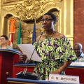 la presidente dell’Associazione Mosaico Colette Njiasse Meffire
