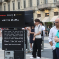 Wasted Dreams - In piazza Bodoni la performance di Greg Goya contro il lavoro minorile e il colonialismo dei rifiuti