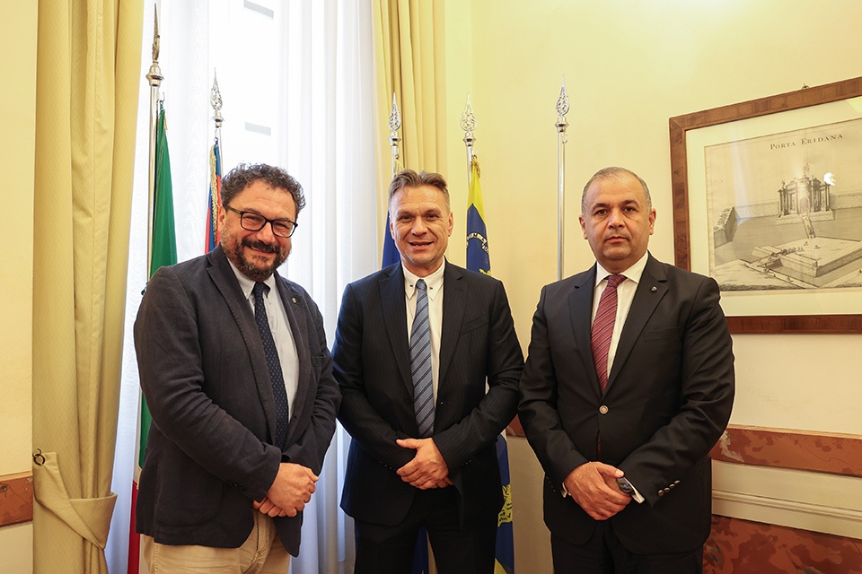 Delegazione della Romania in visita a Palazzo Civico