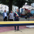 Il Sindaco Stefano Lo Russo interviene alla cerimonia dei nuovi spazi in Valdocco