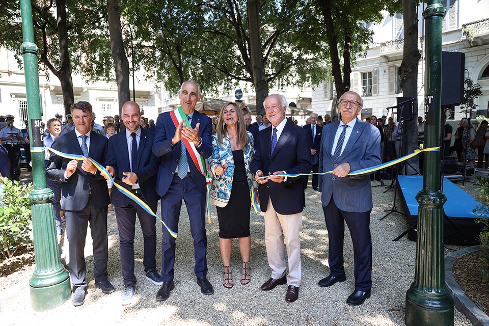 Piazza Maria Teresa, inaugurato il Giardino storico al termine del restauro conservativo promosso e sostenuto dagli Amici della Piazza Maria Teresa e dalla Consulta di Torino
