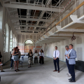 La visita al cantiere delle Serre Reali