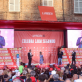 Il Sindaco Stefano Lo Russo interviene alla cerimonia di presentazione dei Team della Vuelta 2025