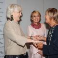 Il saluto fra Caterina Caselli e l'Assessora Rosanna Purchia  e Patrizia Sandretto Re Rebaudengo