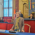 La presentazione della mostra nella Sala Rossa di Palazzo Civico