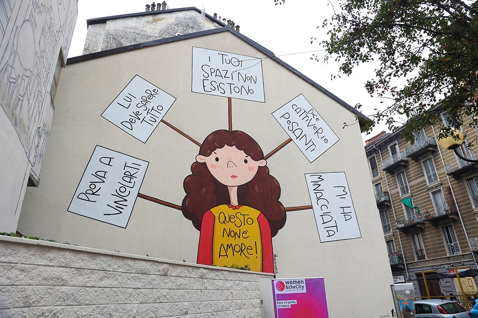 A Torino un murale per Giulia Cecchettin: arte e memoria contro la violenza di genere